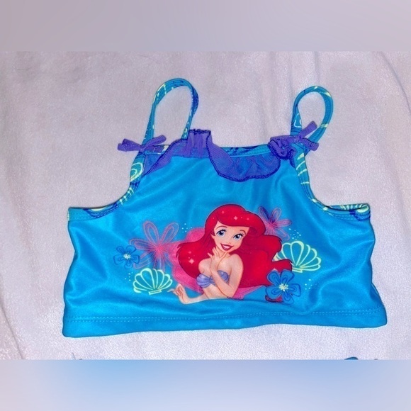 GIRLS toddler bathing suit Disney The Little Mermaid swimsuit bikini - Picture 2 of 10